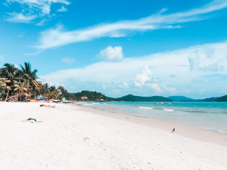 A long stretch of pristine fine white sand beach and turquoise ocean, Langkawi, Places to visit in Malaysia