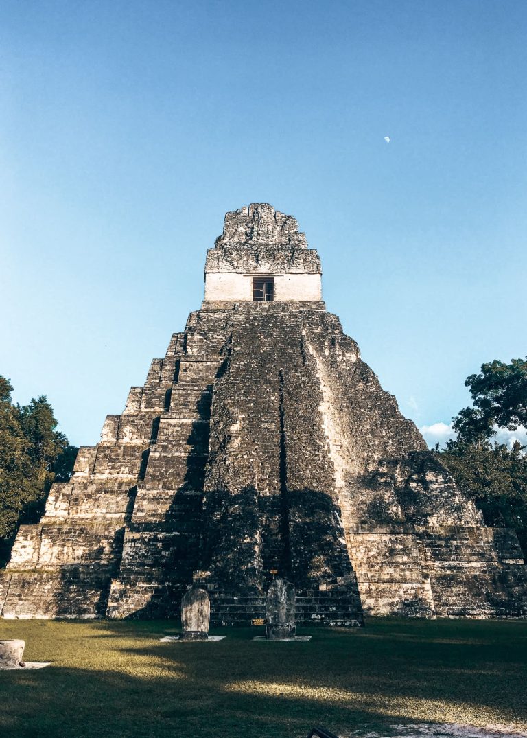 The Great Jaguar; an imposing and impressive ancient mayan pyramid in Tikal National Park, one of the best things to see in Guatemala, Central America