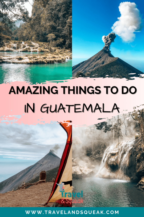 Pin on things to do in Guatemala with images of Semuc Champey, Volcan Acatenango, Volcan Fuego and Finca el Paraiso