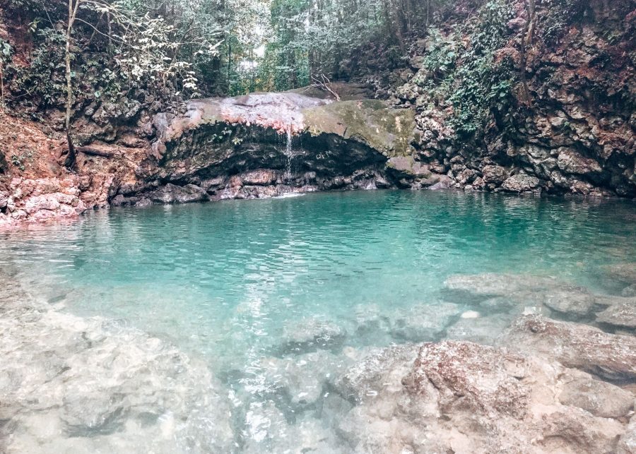 A turquoise pool in the jungle, Siete Altares, one of the best things to do in Guatemala