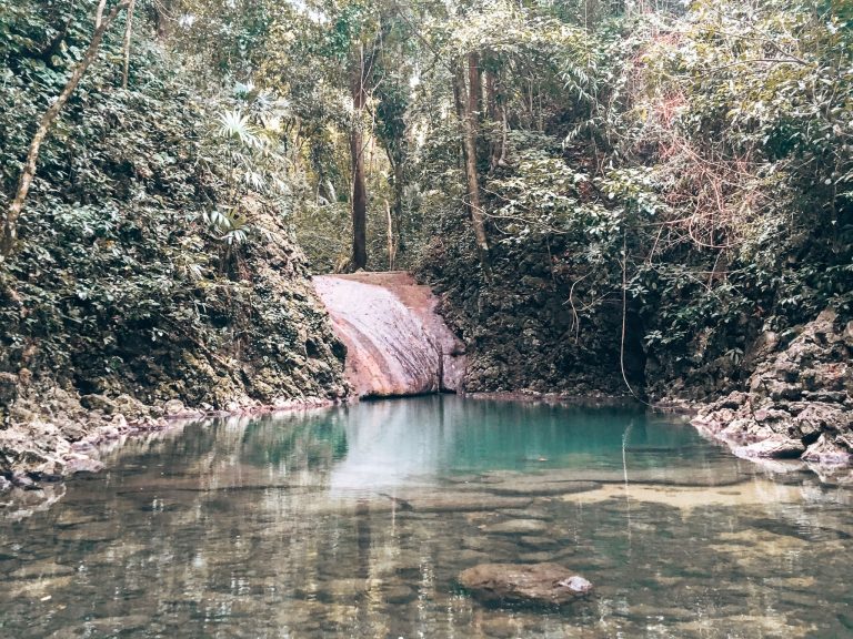 A turquoise pool in the jungle, Siete Altares, one of the best things to do in Guatemala