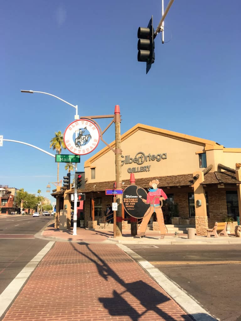 Corner of Old Town Scottsdale