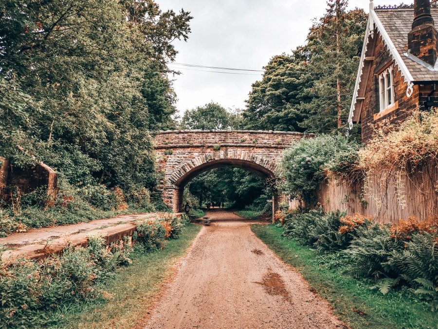 A quaint and picturesque house next to a fairytale bridge on the Monsal Trail, Bakewell, Peak District