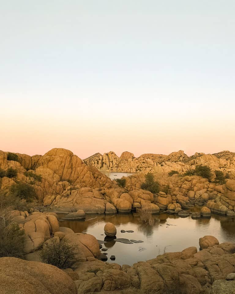 The tranquil Watson Lake, Prescott, Phoenix