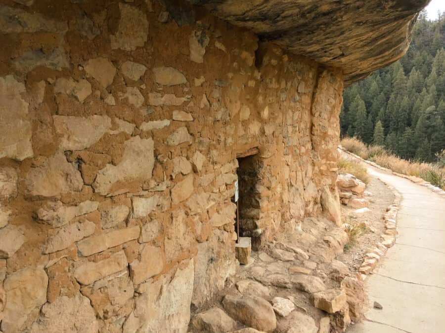 One of the dwellings at Walnut Canyon, Flagstaff