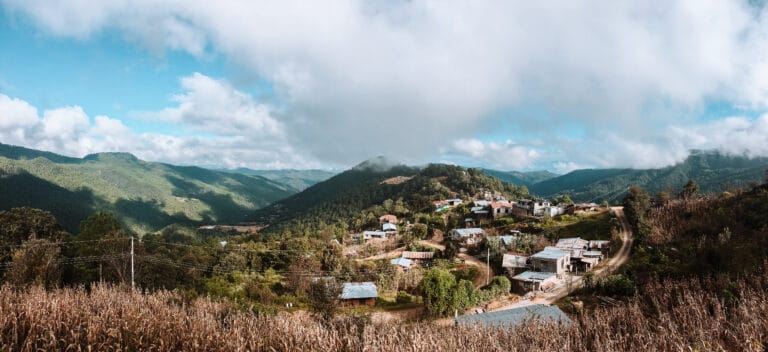 Hiking through the mountainous Pueblos Mancomunados is one of the best things to do in Oaxaca, Mexico