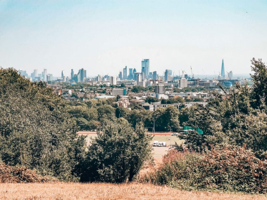 Parliament Hill's amazing skyline city views is one of the best picnic spots in London, Hampstead Heath, London