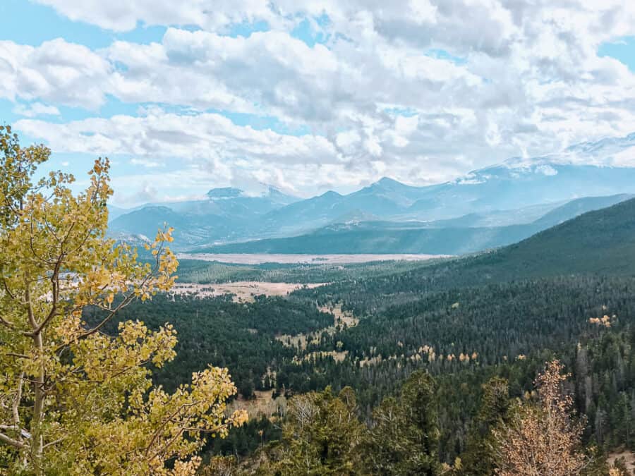 The Trailridge Road offers amazing panoramic viewpoints, Colorado