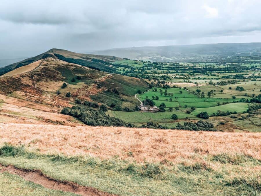 View across Mam Tor and the Great Ridge, Peak District, UK