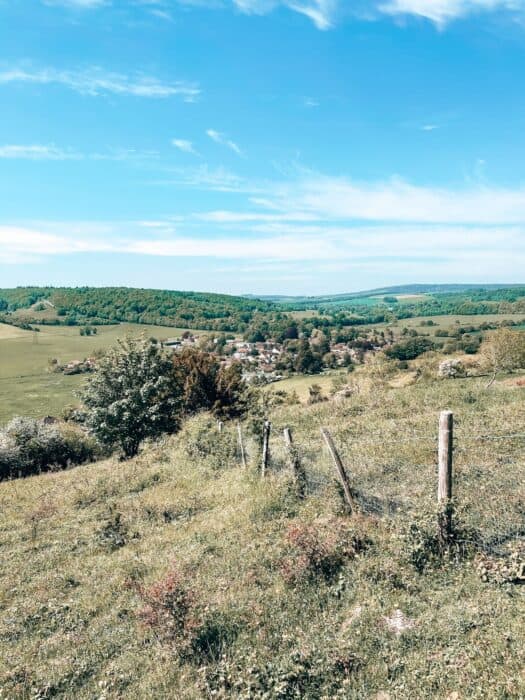 Verdant rolling countryside makes the South Downs a great walking weekend in the UK, Levin Down Nature Reserve, UK