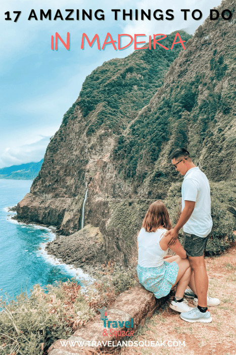 A pin on the best things to do in Madeira, Portugal with an image of Veu da Noiva