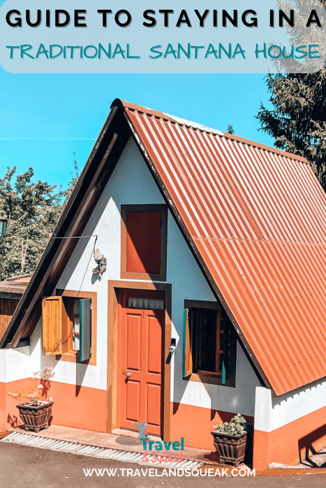 A pin on staying in a traditional Santana House, Madeira, Portugal