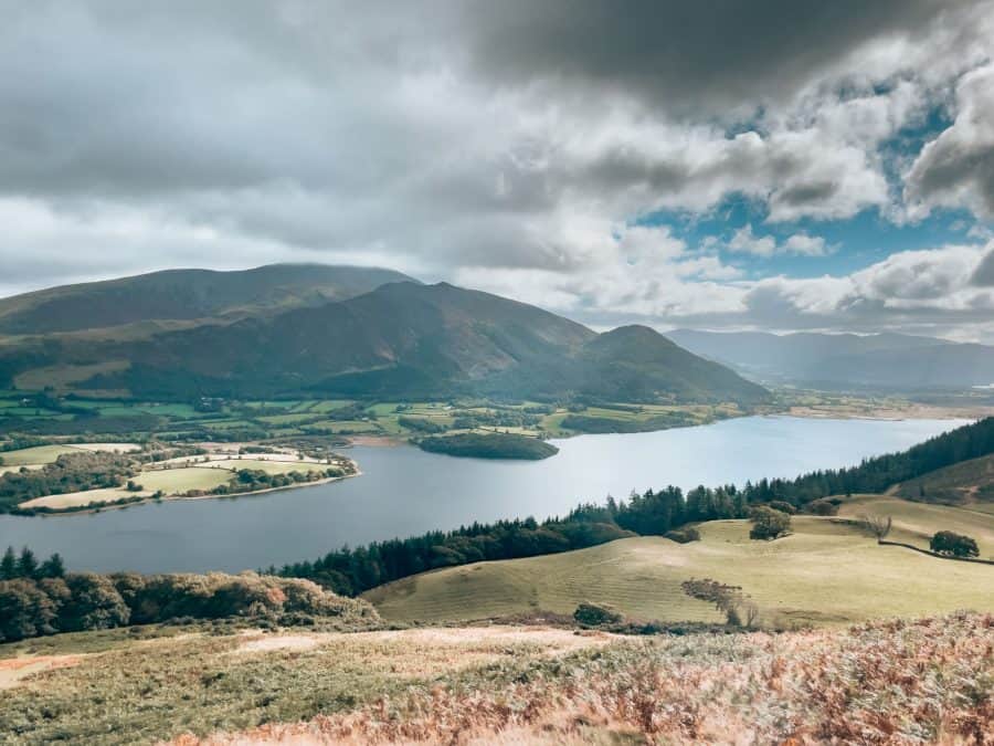 Bassenthwaite Lake located at the foot of Skiddaw, Lake District National Park, England