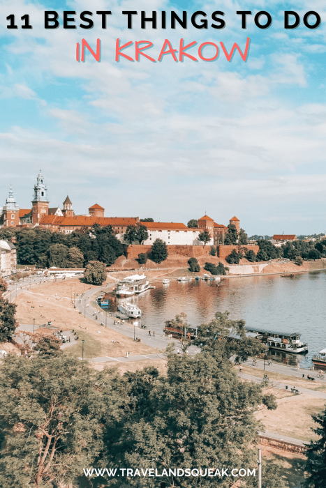 A pin on things to do in Krakow with an image of Wawel Castle