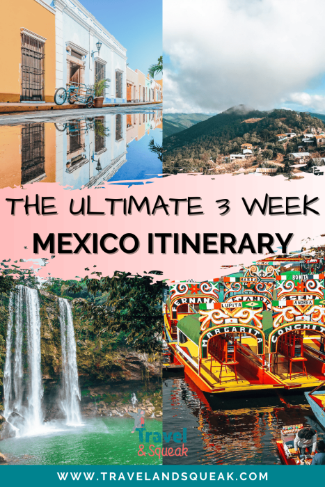 A pin on a 3 Week Mexico Itinerary