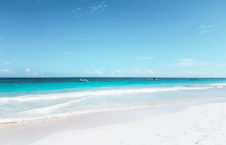 Striking turquoise water under a clear blue sky lapping at fine white-sand is one of the top reasons to visit Mexico