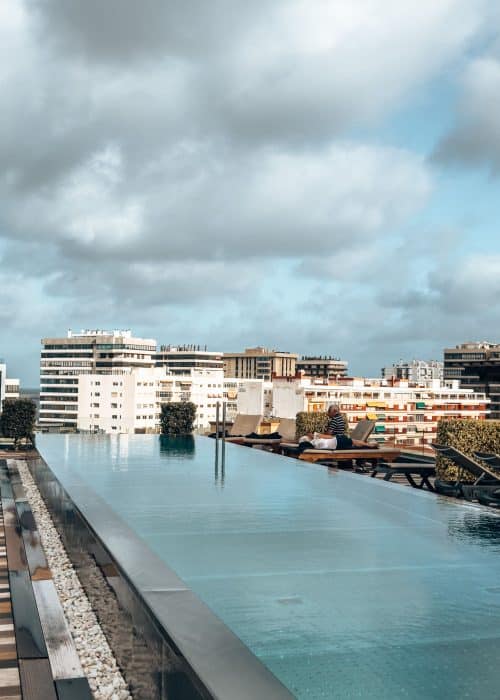 A rooftop infinity pool overlooking Las Palmas at Santa Catalina, a Royal Hideaway Hotel, Las Palmas, Gran Canaria