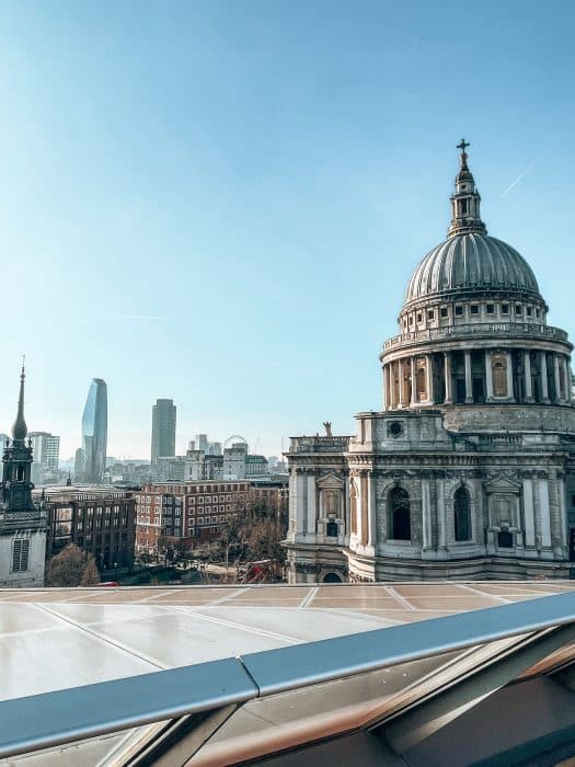 Dome of St Paul's and the City of London from One New Change Rooftop, best free views in London