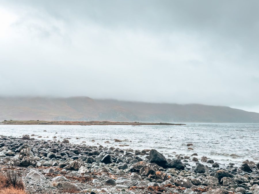 The vast Lochbuie shrouded in mist, Isle of Mull itinerary, Scotland