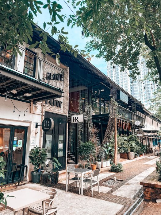 A row of colonial shophouses at The Row, Places to Visit in Kuala Lumpur, Malaysia