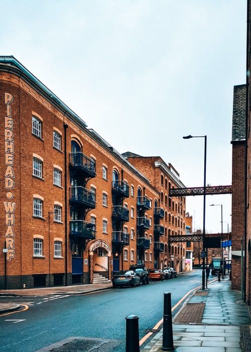 A cobbled street lined with old warehouses, Wapping, London Itinerary