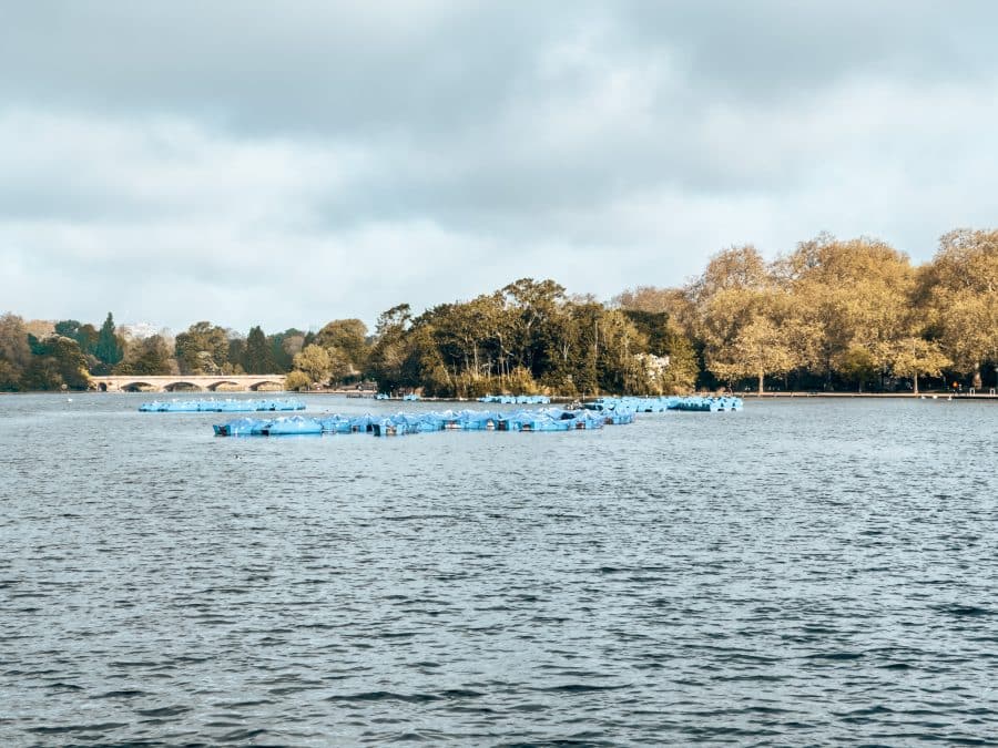 A vast lake, The Serpentine, Hyde Park, 4 day London Itinerary