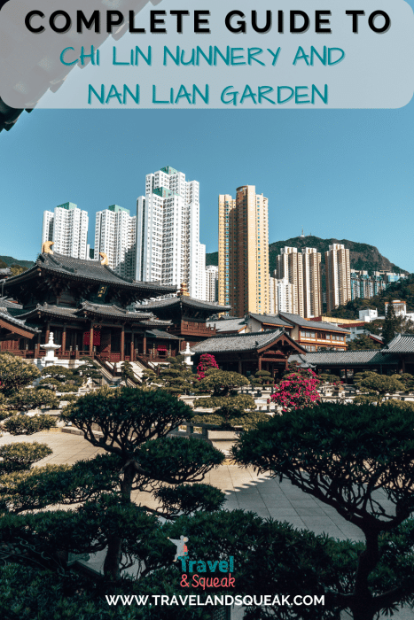 A pin on Chi Lin Nunnery and Nan Lian Garden, Hong Kong