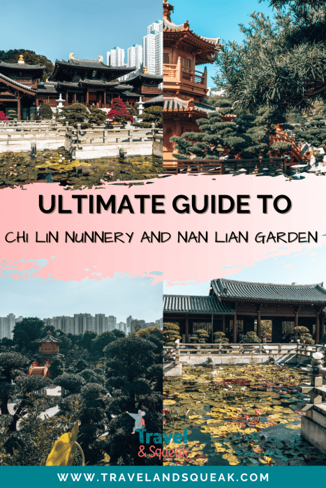 A pin on Chi Lin Nunnery and Nan Lian Garden, Hong Kong