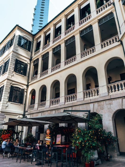 A restaurant in a heritage building, Tai Kwun, Hong Kong