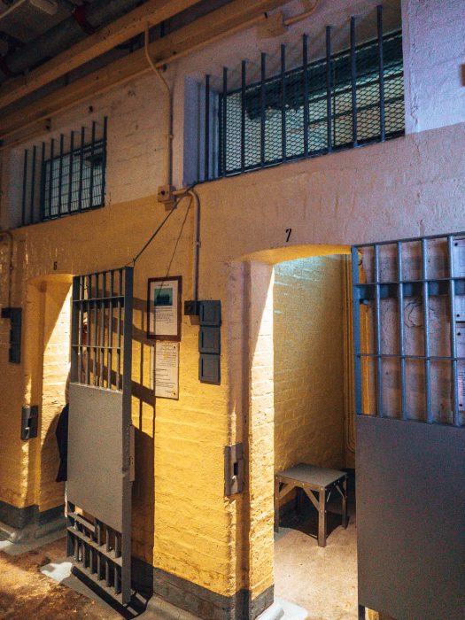 Cramped prison cells in Tai Kwun, Things to do in Hong Kong