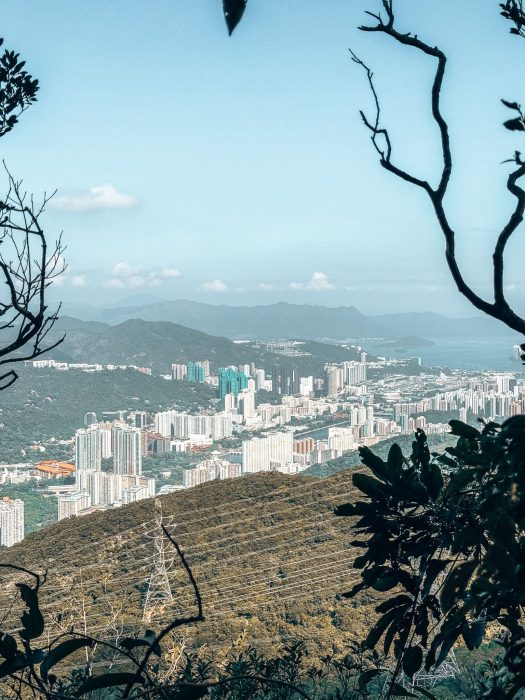 Lion Rock with views over Hong Kong