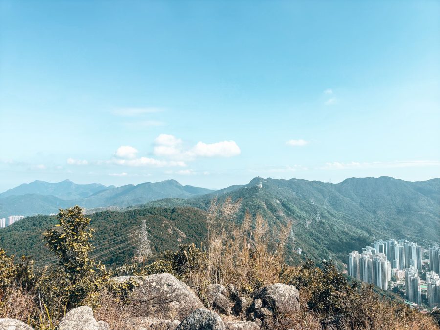 Endless mountain views from the peak of the Lion Rock Hike, Hong Kong itinerary