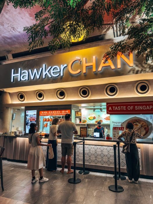 Hawker Chan, a Michelin-star food stall at Jurassic Nest, Gardens by the Bay, 3-Day Singapore Itinerary