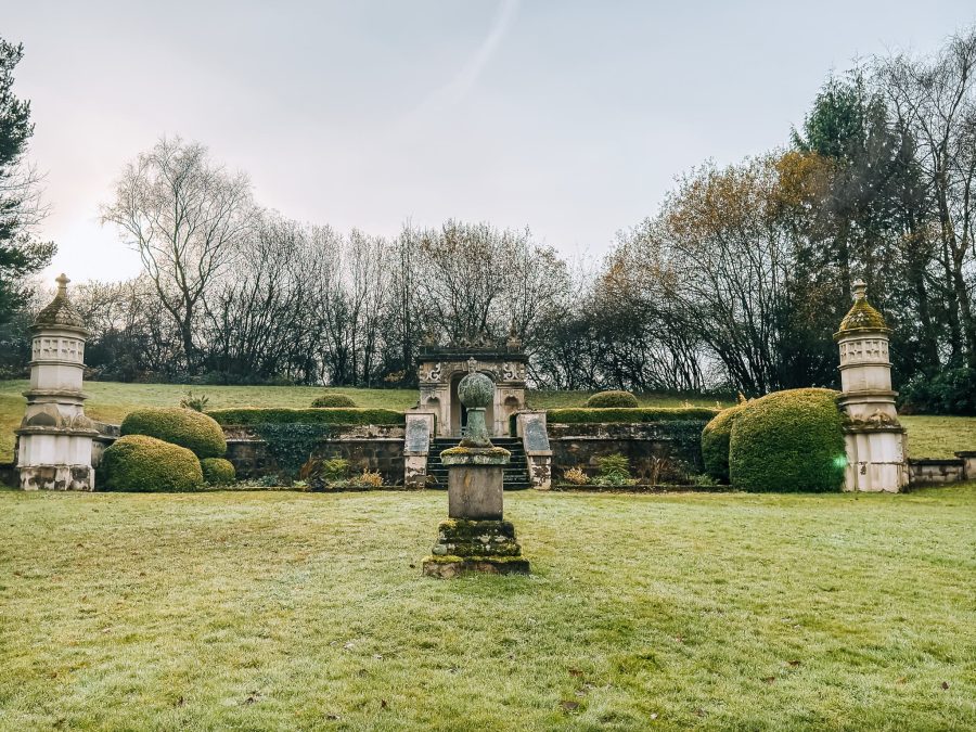 Stonework along the Folly Trail at the Tawny Hotel, best luxury hotels in Staffordshire