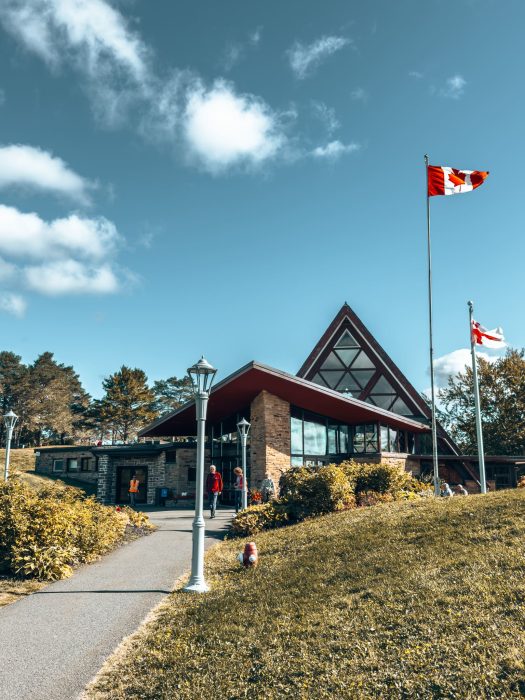 Exterior of the Alexander Graham Bell National Historic Site, Things to do in Nova Scotia, Baddeck, Canada