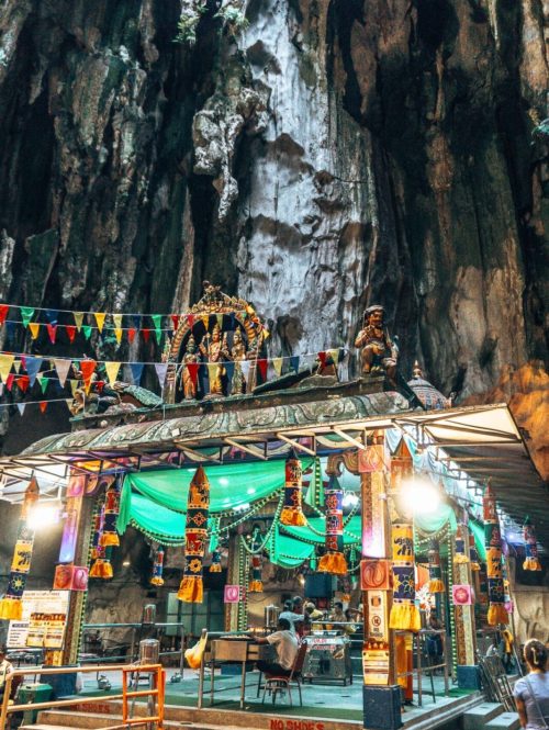 A colourful temple sitting in a huge cave, Batu Caves, Things to do in Kuala Lumpur, Malaysia